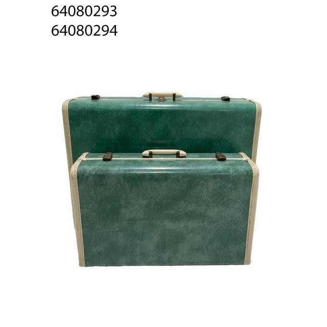 LUGGAGE-Vintage Medium Turquiose Samsonite Suitcase