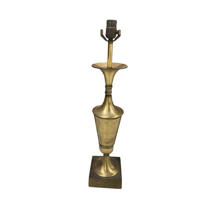 TABLE LAMP-Brass Trophy Shaped Lamp