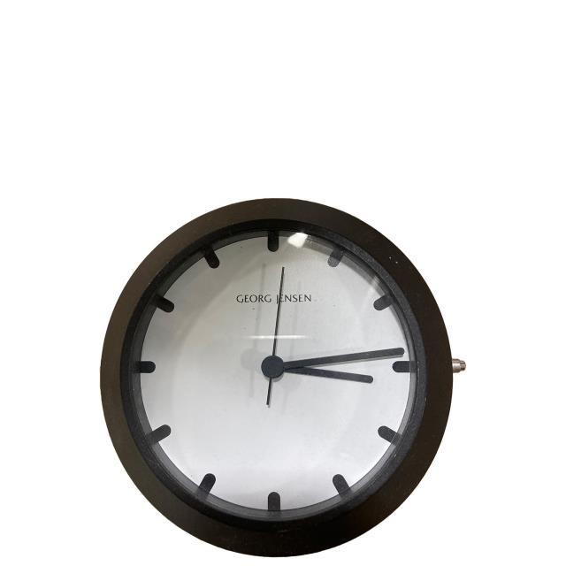 CLOCK-Georg Jensen Black Clock