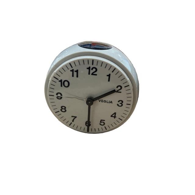 CLOCK-Veglia Gray Alarm Clock