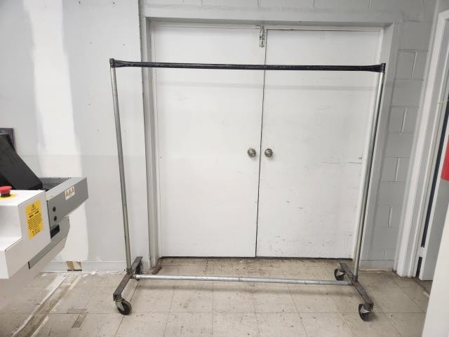 Industrial Steel Wardrobe Rack On Wheels