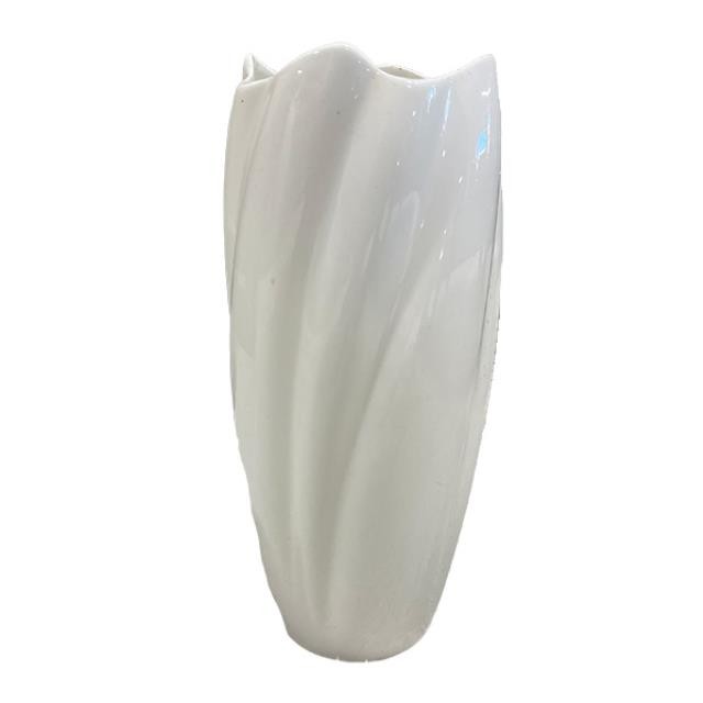 VASE-Deco Mod Bone China White Twist