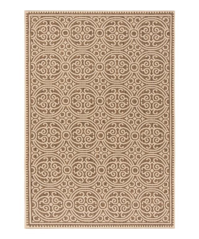 RUG (8'x10')Cream & Beige Trellis