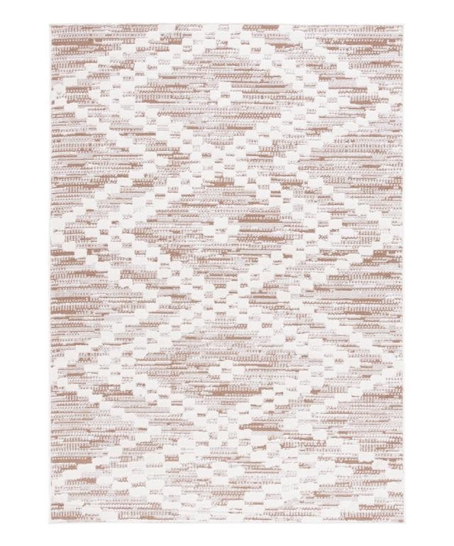 RUG-(8'x10')Taupe & Ivory Geometric