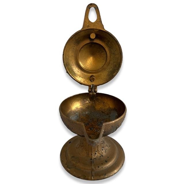 OIL LAMP-Brass Short Genie Lamp