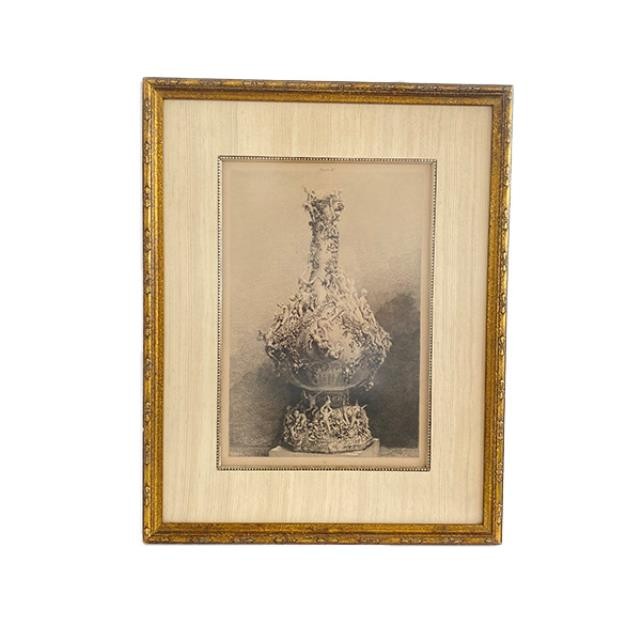 PRINT-Cherubs Climbing up Vase