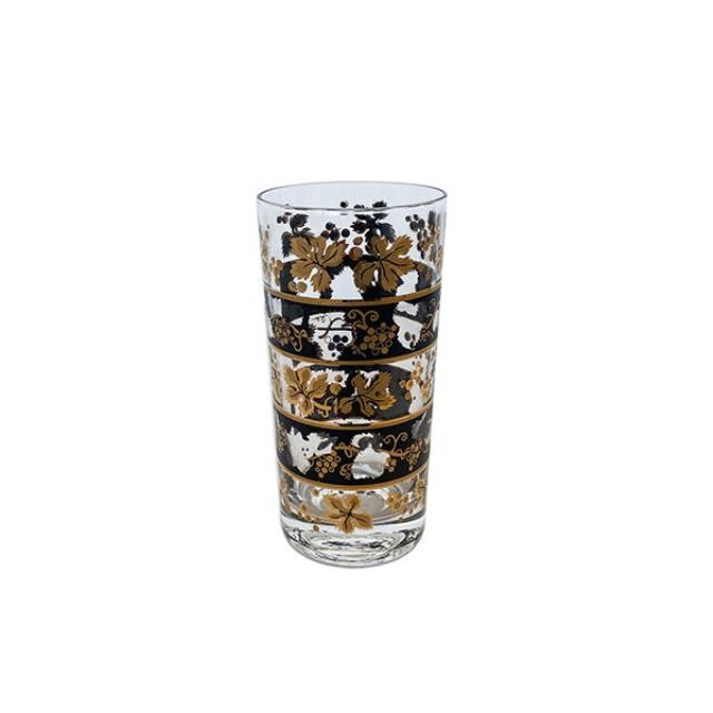 (04040202)CUP-MCM Black & Gold Grapes Juice Cup