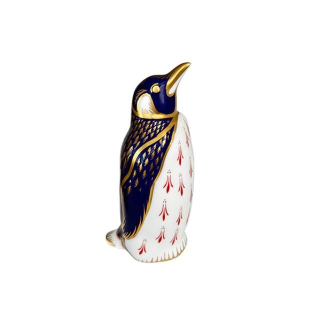 (52170144)FIGURINE-Navy|Gold Penguin