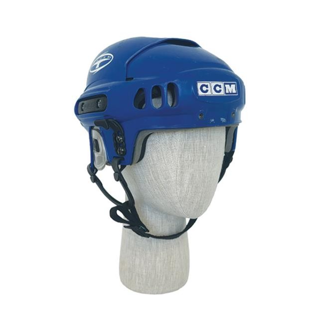 (74070074)HELMET-Kids Blue CCM Tacks Hockey Helmet