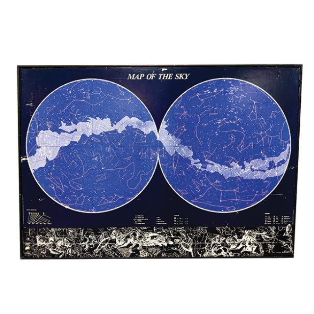 (85010136)PRINT-Framed Sky Map