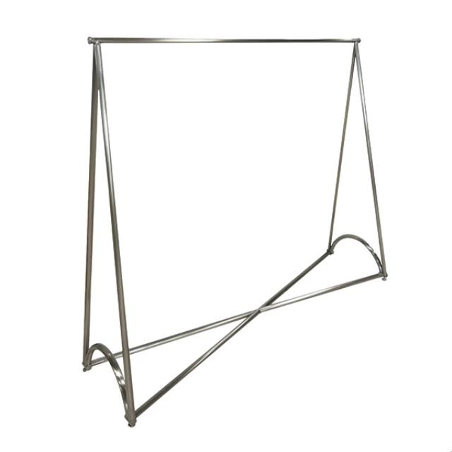 (40270073)COAT RACK-Criss Cross Chrome