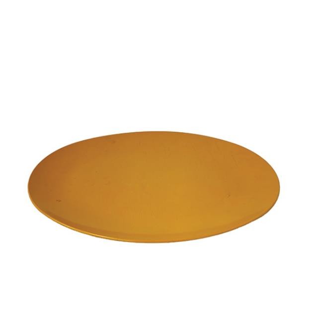 (10180249)PLATTER-Mustard Yellow Melamine