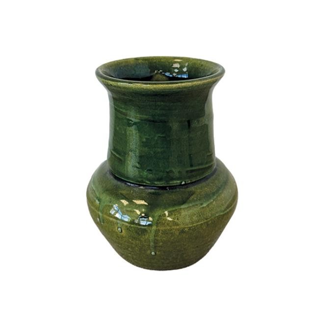 (52571093)VASE-Dark Celadon Green Glazed