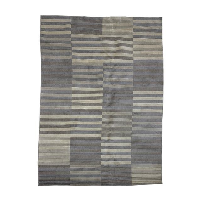 (57020944)RUG-7'9"x10'10" Multi Boxed | Multi Lined Pattern Rug
