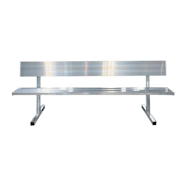 BLEACHERS-Aluminum Bench w|Back Support