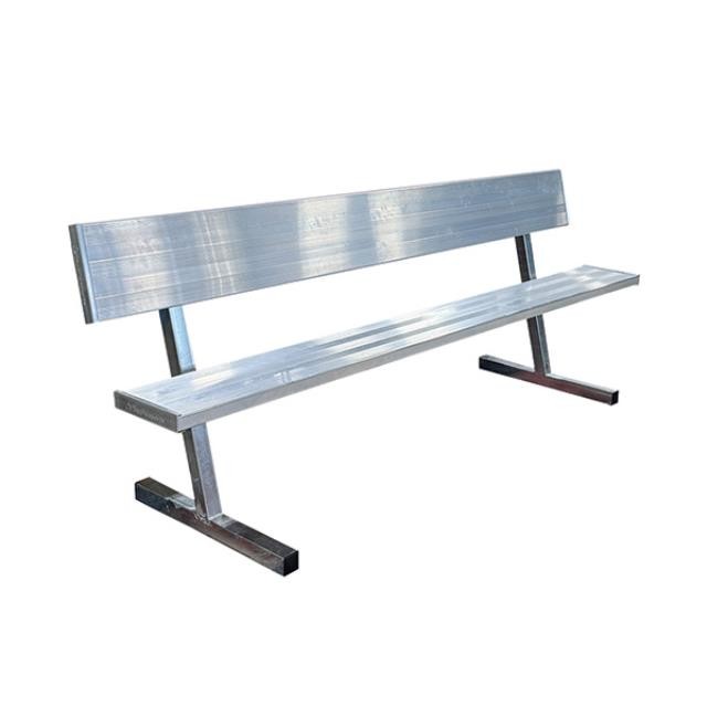 BLEACHERS-Aluminum Bench w|Back Support