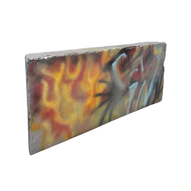 (90050035)FAUX CEMENT BLOCK-Various Graffiti Blocks