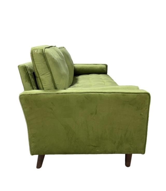 (40010365) Celery Green Velvet Sofa