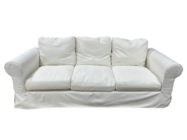(40010366)Chabby Chic Off White Sofa