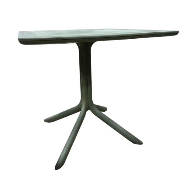 (40610000)Table-dining square pierced pattern top