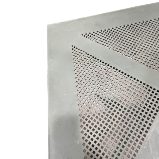 (40610000)Table-dining square pierced pattern top